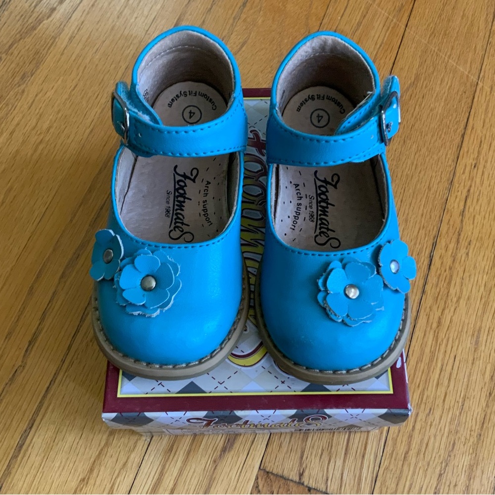 Footmates Blue Shelby Shoes